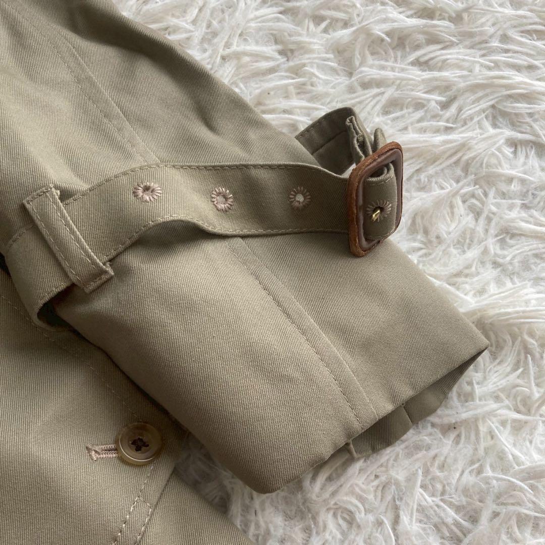 Aquascutum トレンチコート カーキ キレイめ オフィス ビジネス