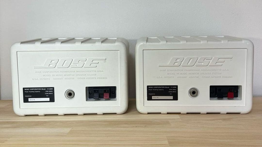 BOSE 111ADW コンパクトスピーカー ホワイト ②