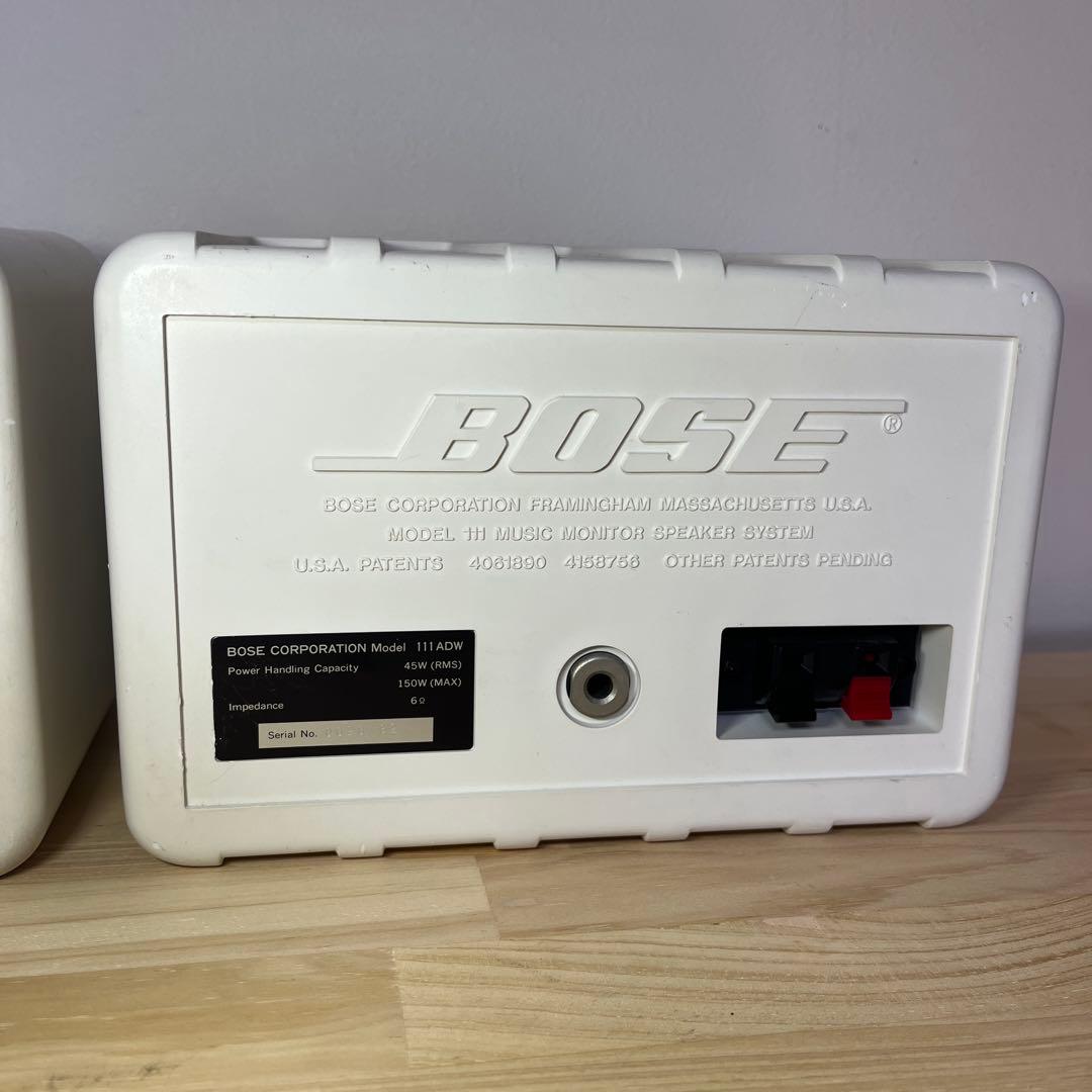 BOSE 111ADW コンパクトスピーカー ホワイト ②