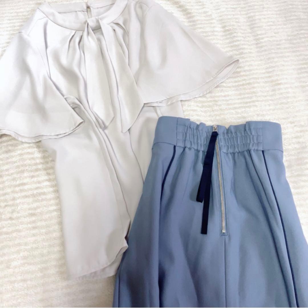 レディースまとめ売り　大人フェミニン　ブルー　花柄