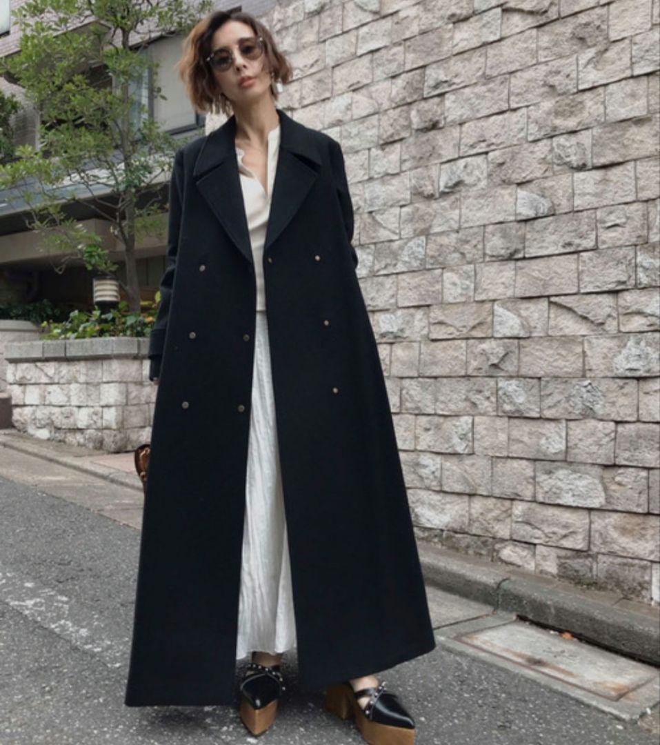 最終価格　BELT FLARE LONG COAT