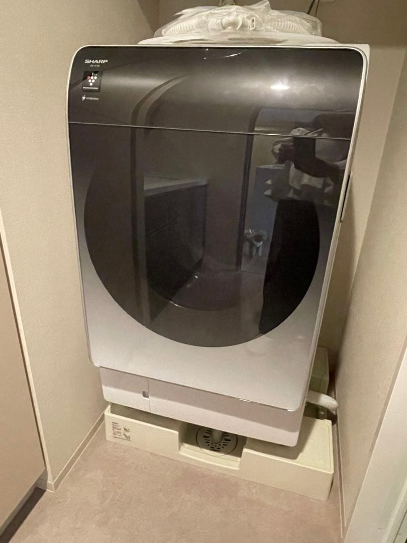 美品23年★シャープ ドラム式洗濯乾燥機 ES-X11B-SR 左開き 11kg