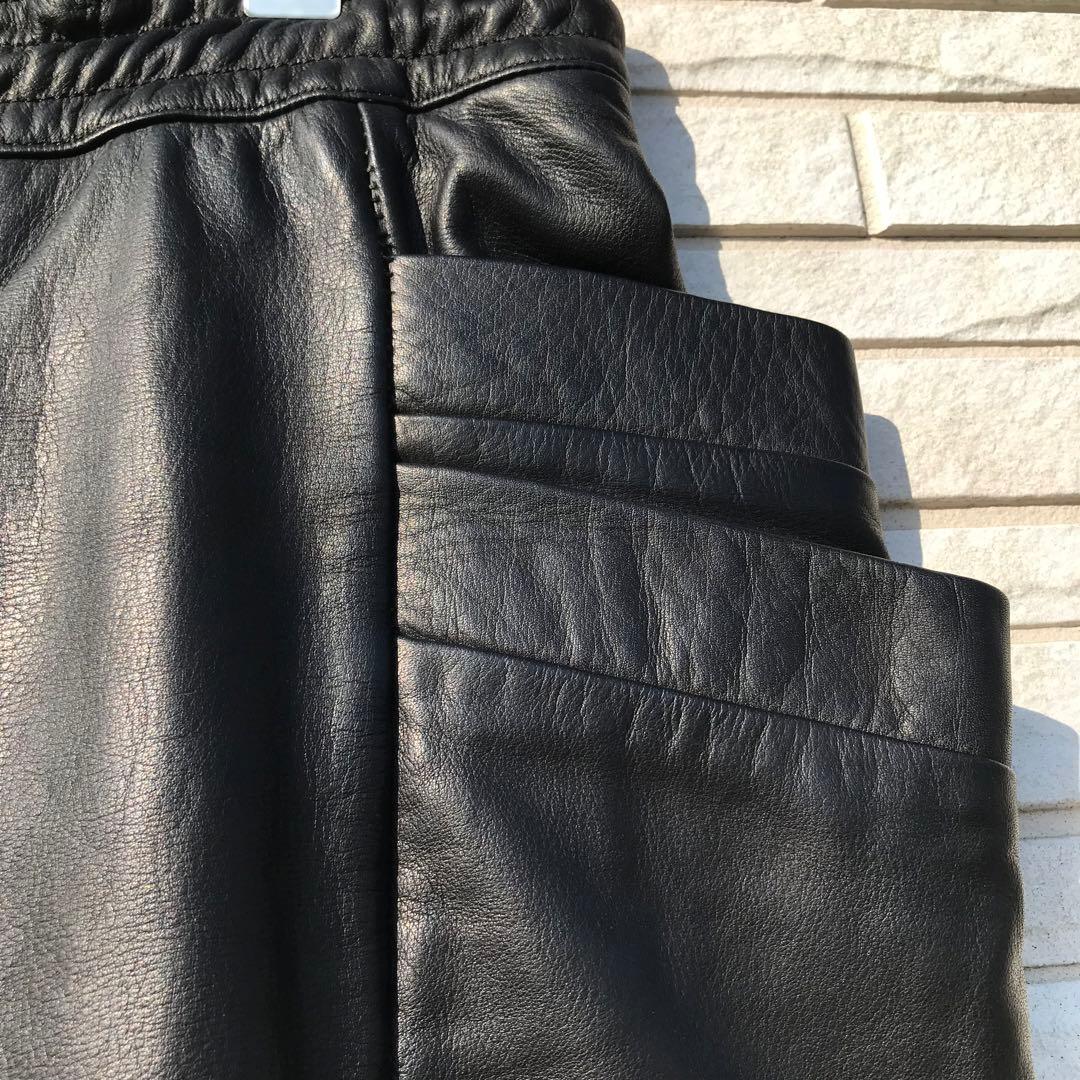 リップヴァンウィンクル　レザーパンツ　M　牛革　rw-412