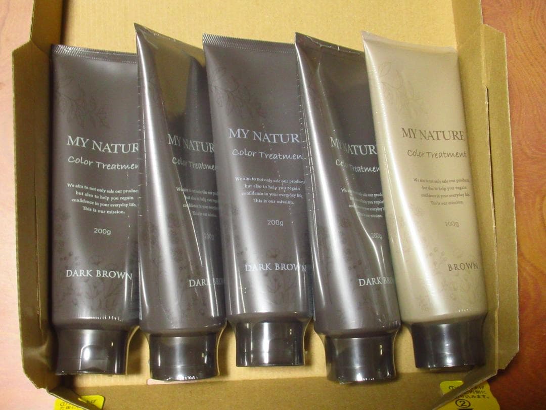 マイナチュレ　オールインワン　カラートリートメント(白髪用)　合計5本