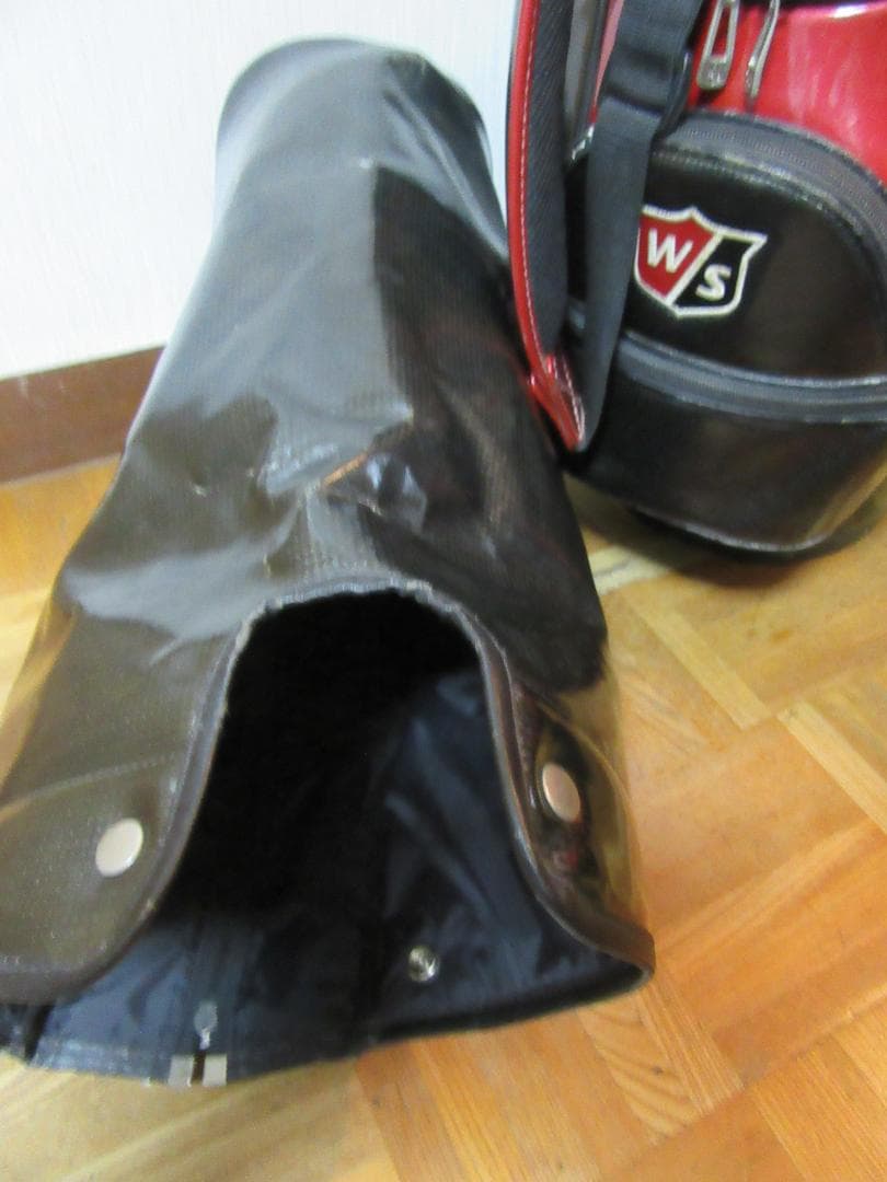 ★ウイルソン★Wilson　Staff★キャディ-バック★黒/赤★