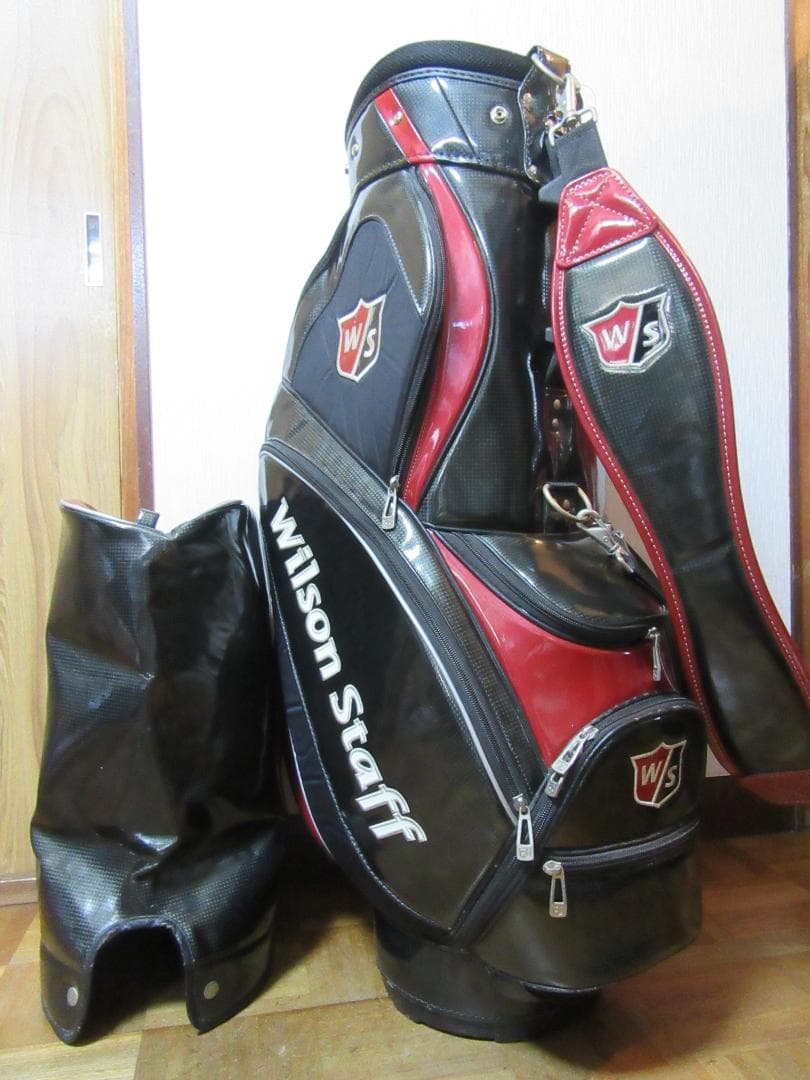★ウイルソン★Wilson　Staff★キャディ-バック★黒/赤★