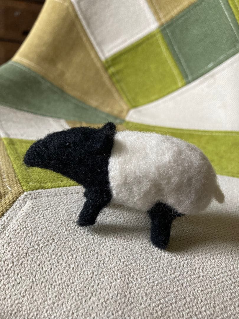 バク　羊毛フェルト