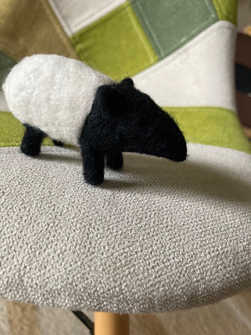 バク　羊毛フェルト