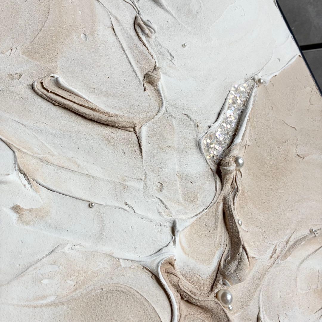 現代アート　40×30㎝　テクスチャーアート　モダン　アートパネル　インテリア