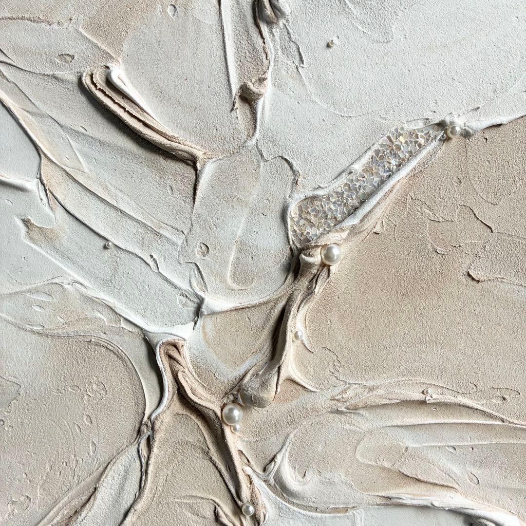 現代アート　40×30㎝　テクスチャーアート　モダン　アートパネル　インテリア