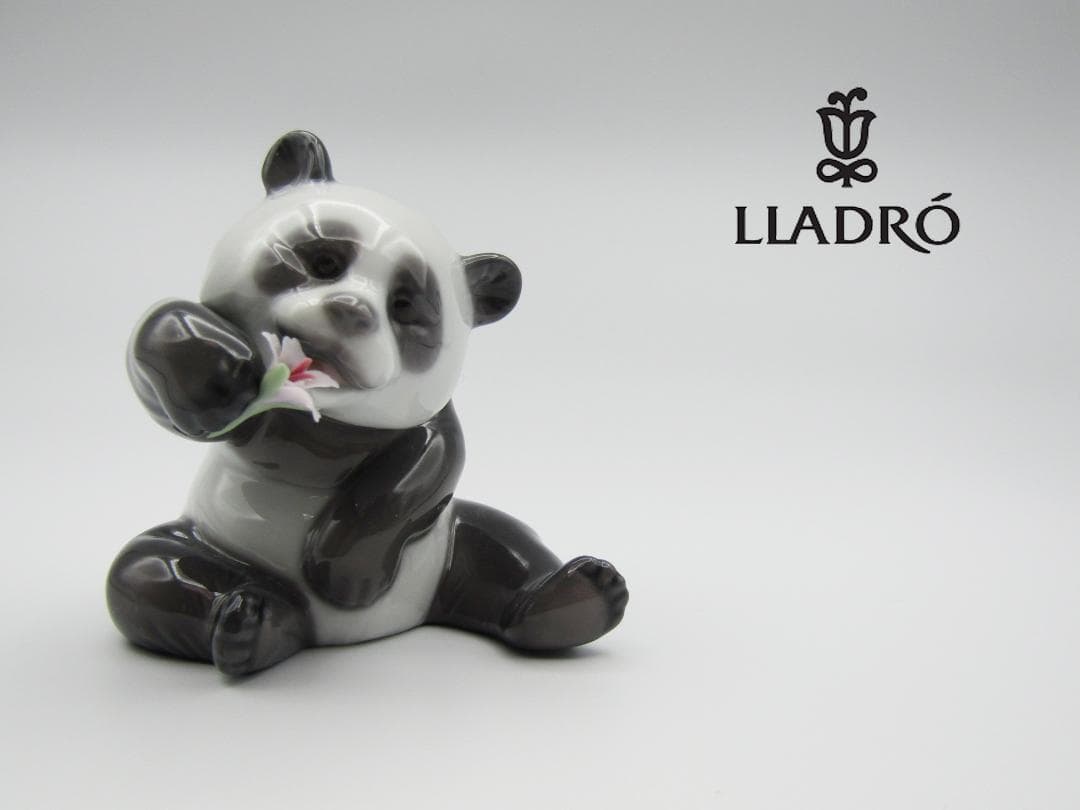 【日本未発売品】 LLADRO リヤドロ リトルパンダ 3 スペイン製