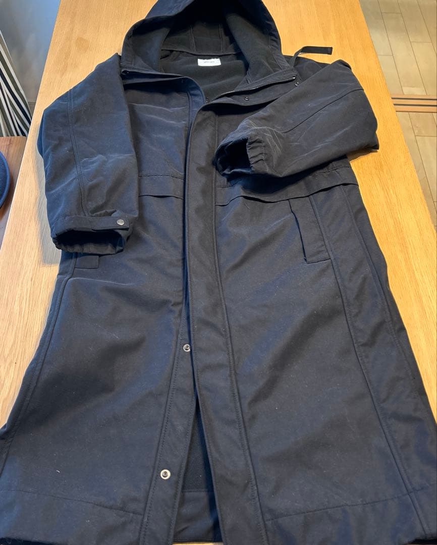 Spick & Span ボンディングフーデッドコート