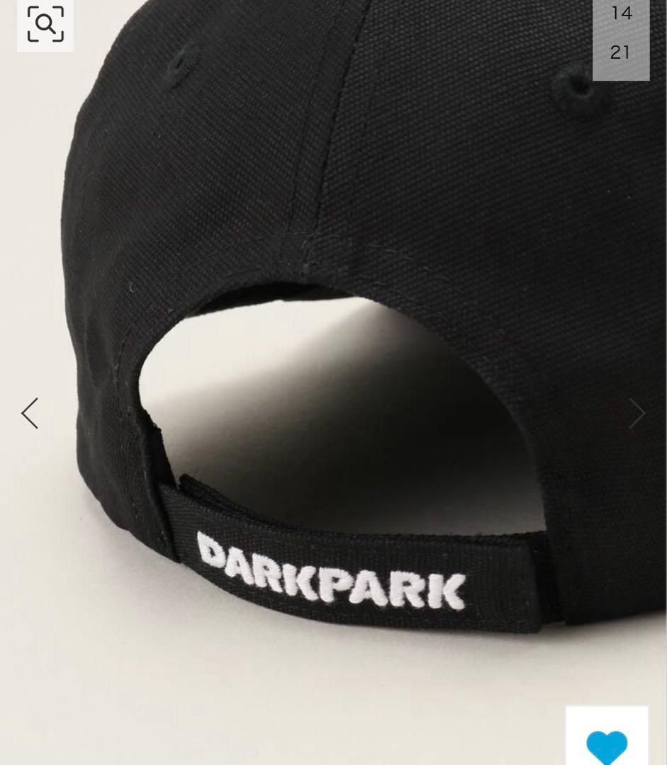 【DARKPARK/ダークパーク】 LOGO CAP ホワイト