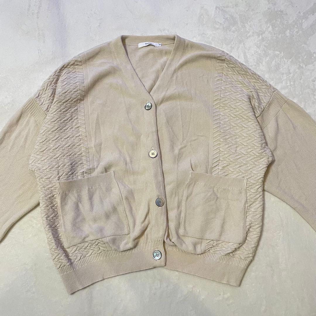 YASHIKI Hanaikada カーディガン　(IVORY) ニット