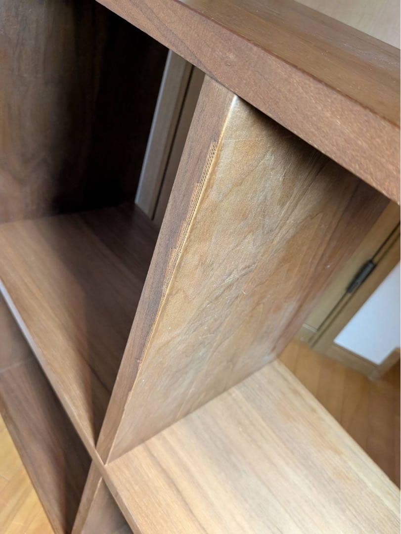 ■送料込■無印 スタッキングシェルフ 2×2 木製家具 棚 ラック収納MUJI