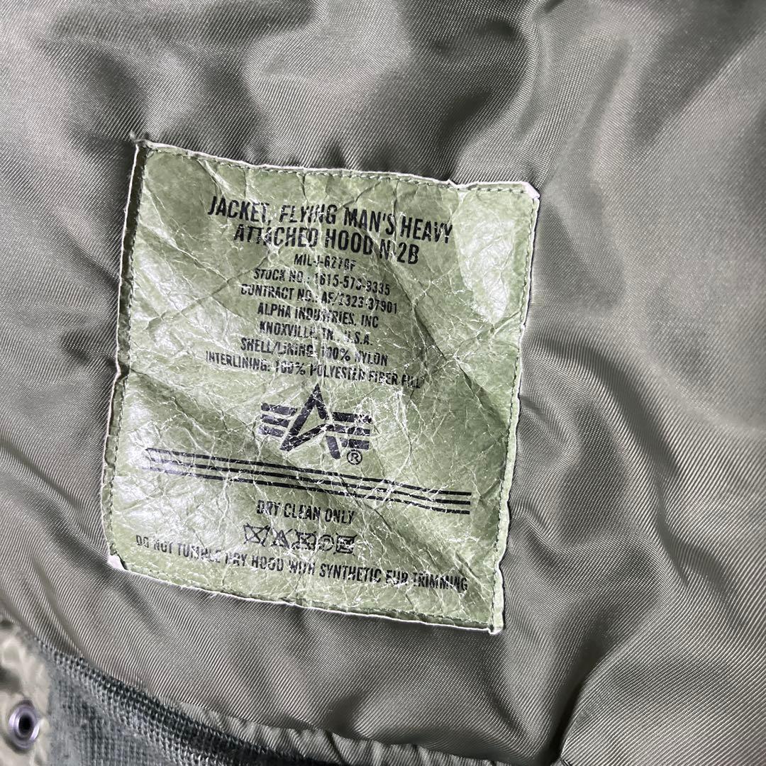 ALPHA INDUSTRIES N-2Bジャケット X-LARGE