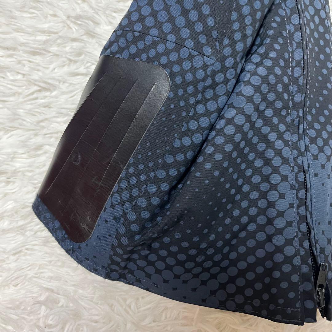 美品 最高峰 ミズノ MIZUNO セットアップ スキー ウェア ネイビー