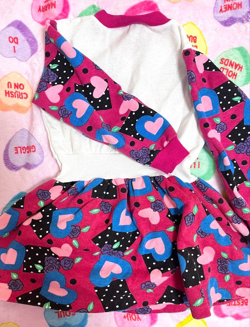 ヴィンテージ ミニートレーナーワンピース