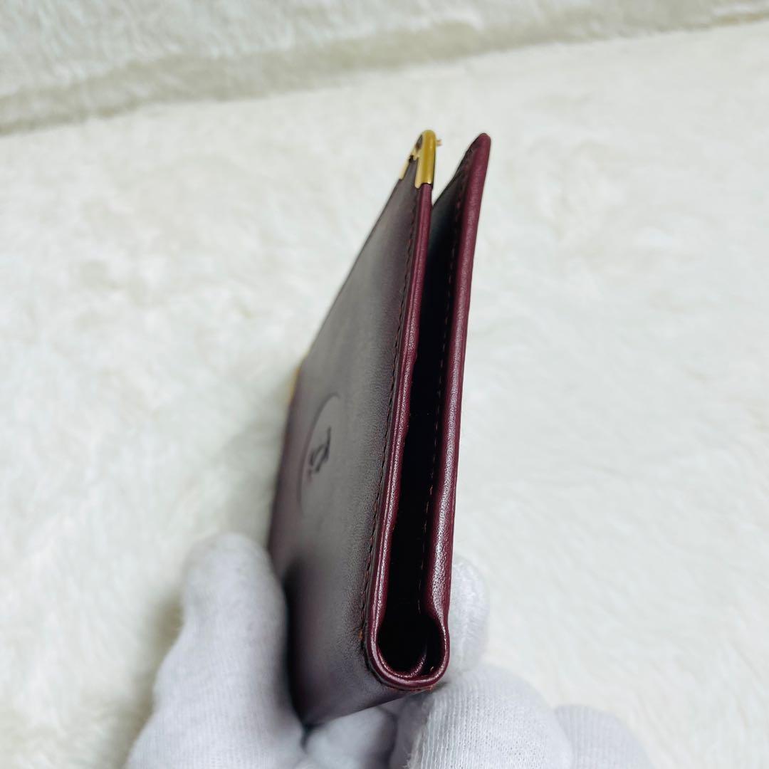 新品未使用 正規品　カルティエ二つ折り財布コンパクトウォレット 箱付カード付き