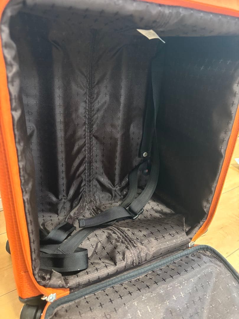 プロテカ　オレンジ キャリーケース 4輪 前面ポケット付き