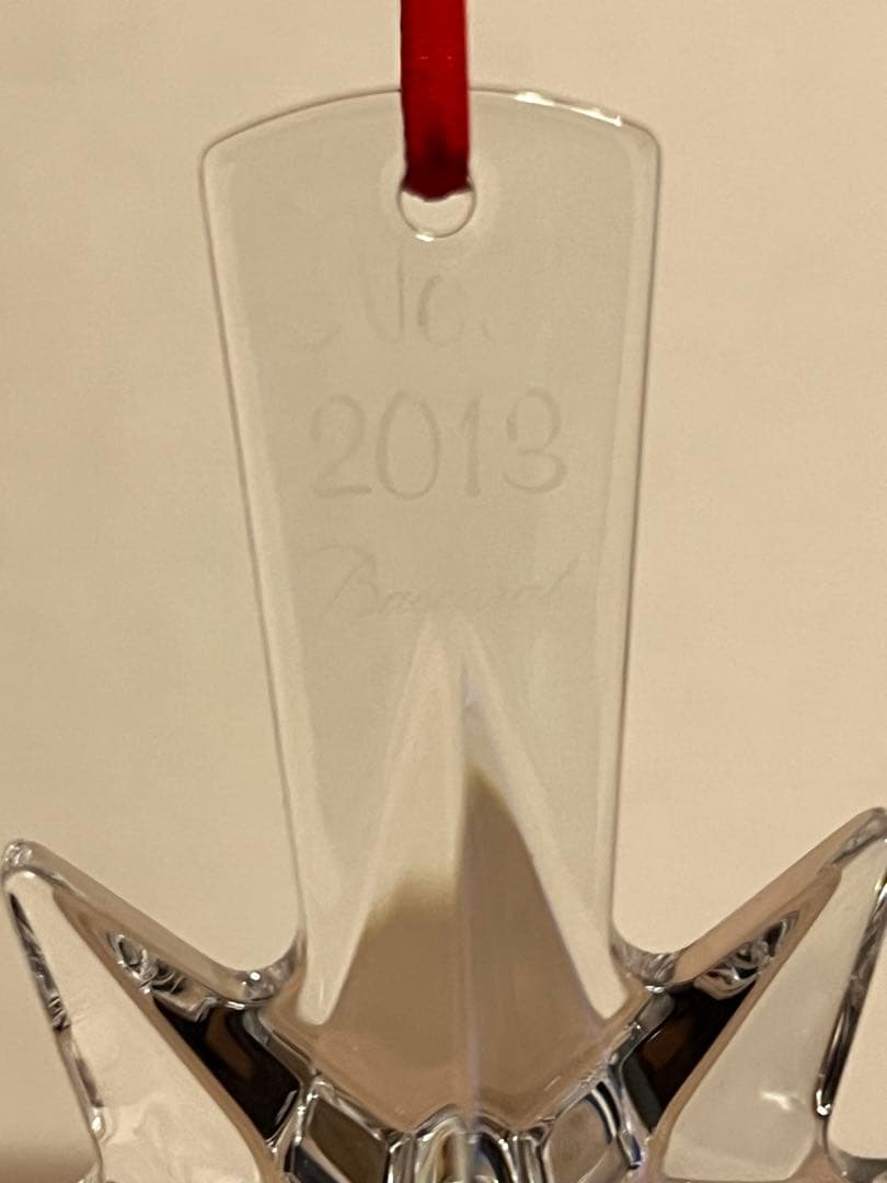 Baccarat Noel 2013クリスマスオーナメン ト 星　スター　美品