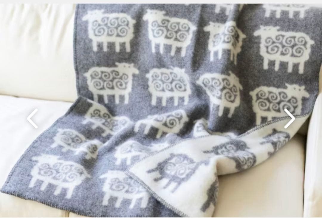 KLIPPAN SHEEP WOOL BLANKET 毛布 ひざ掛け 北欧 雑貨