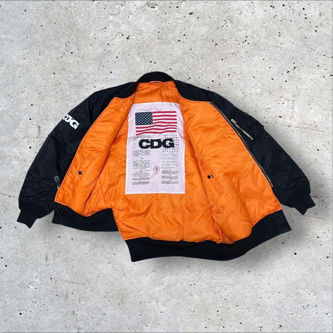 CDG ALPHA MA-1ジャケット サイズL