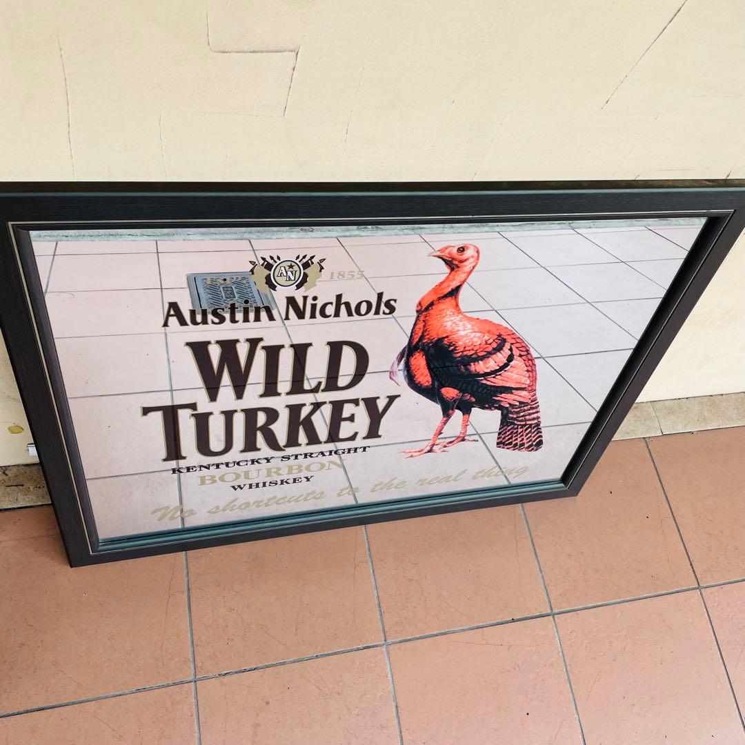 ワイルドターキー　パブミラー　レトロ　ヴィンテージ