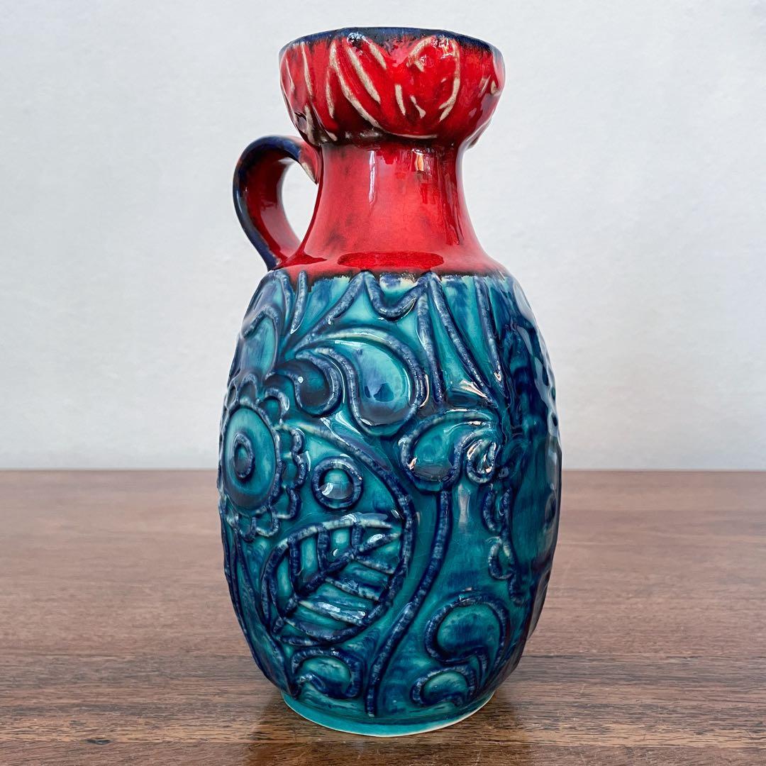 【ドイツ BAY Keramikの花瓶】Fat lava 323