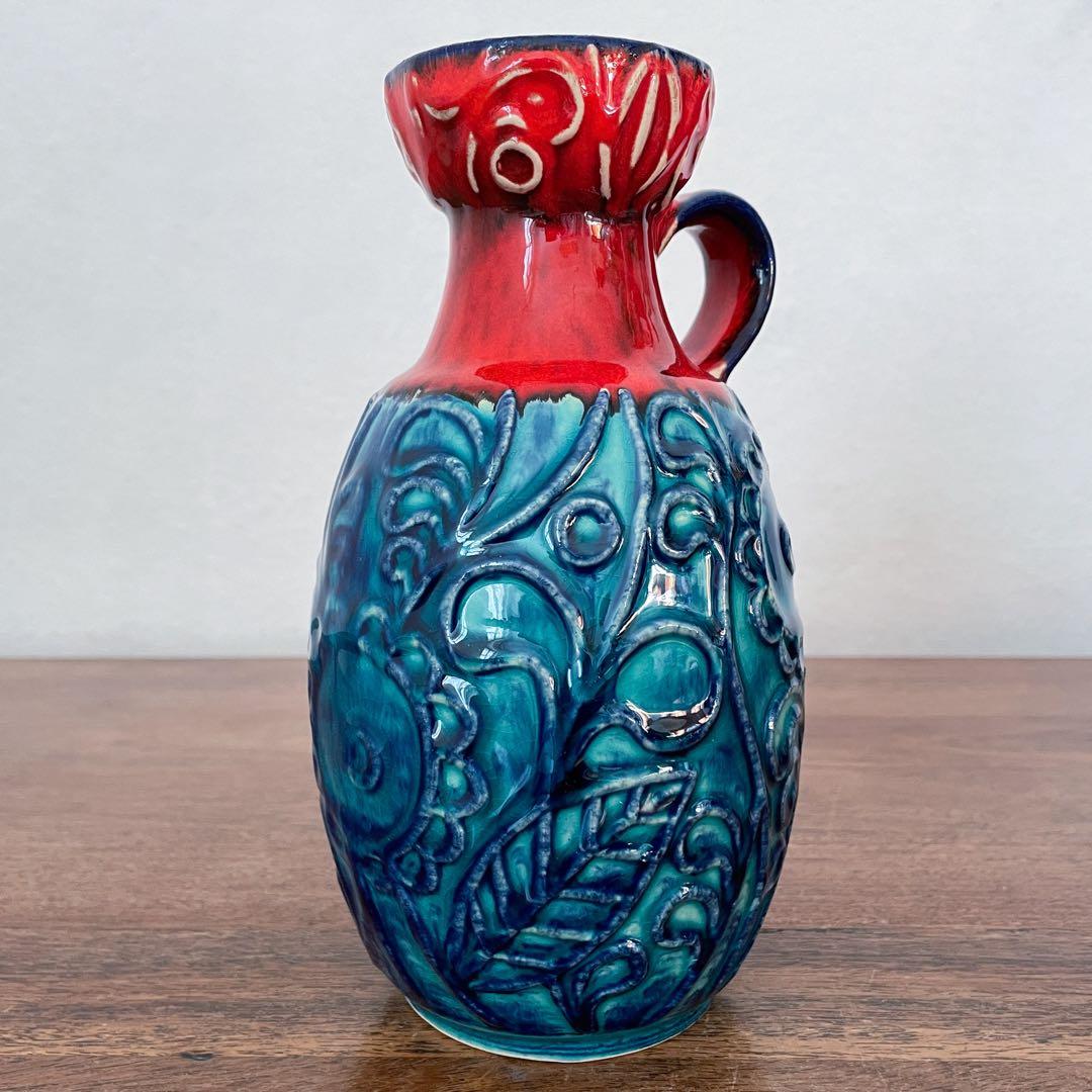 【ドイツ BAY Keramikの花瓶】Fat lava 323