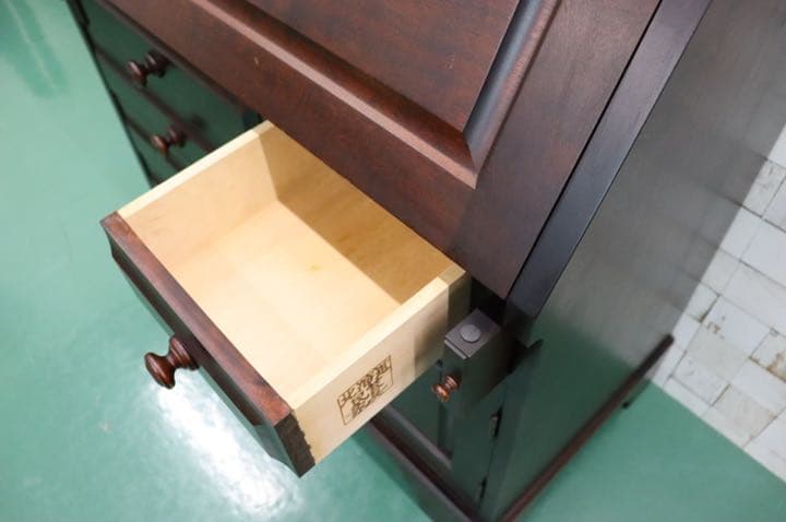GMFK175○北海道民芸家具 ライティングビューロー デスク 学習机 書斎机