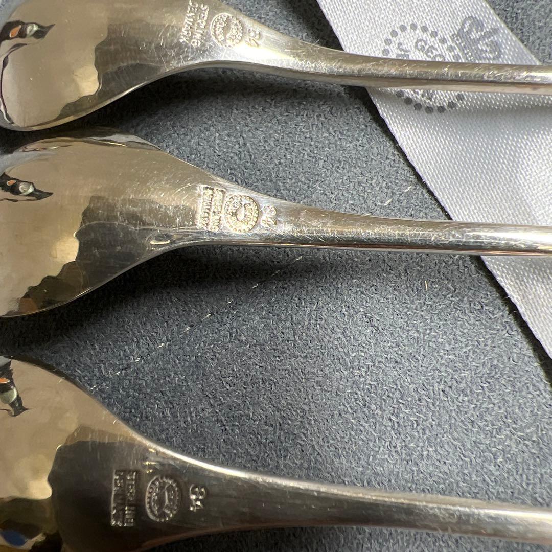 ジョージジェンセン　激レア　ブロッサムsterling925ティースプーン6本