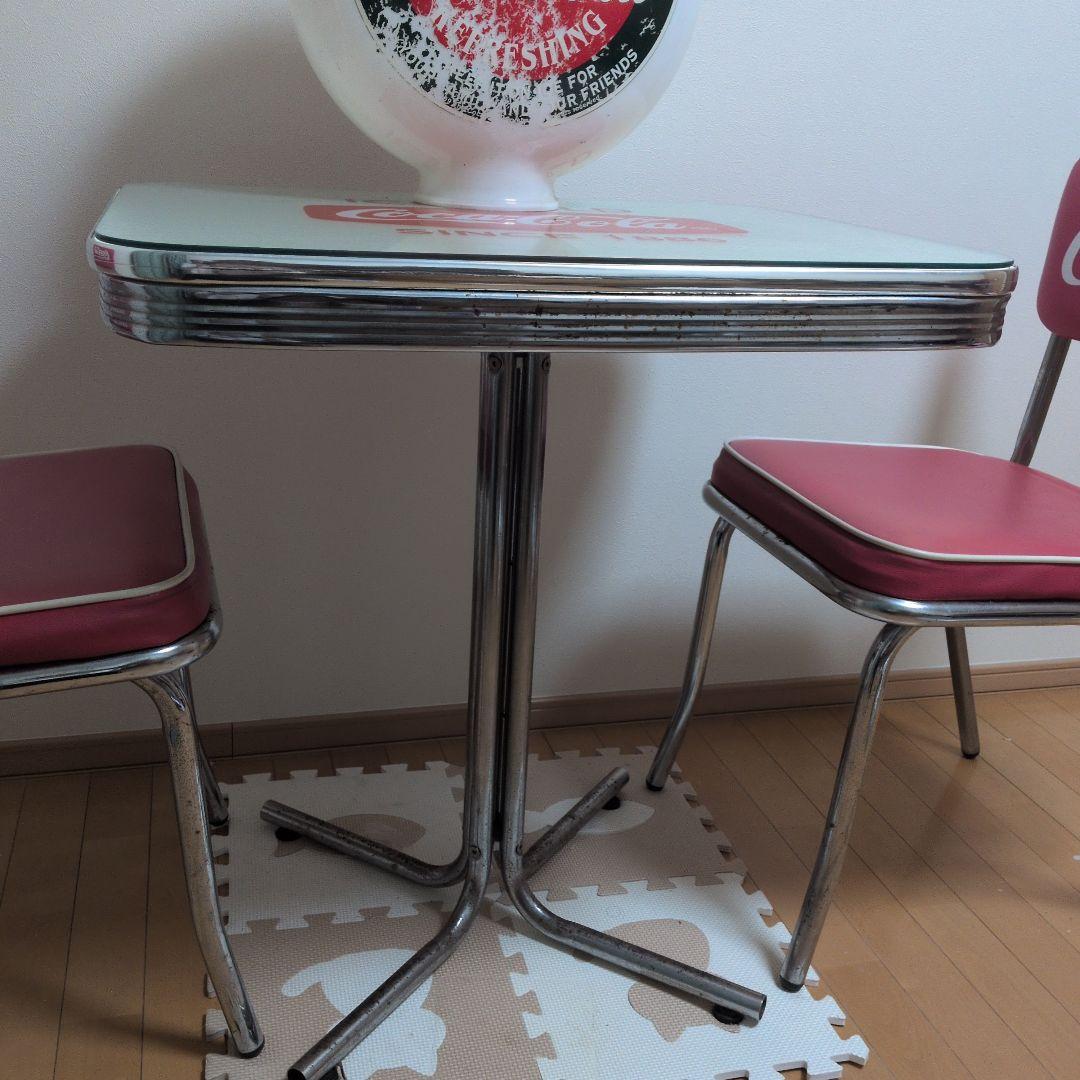 Coca-Cola テーブルセット　コカコーラ　テーブル　イス　セット
