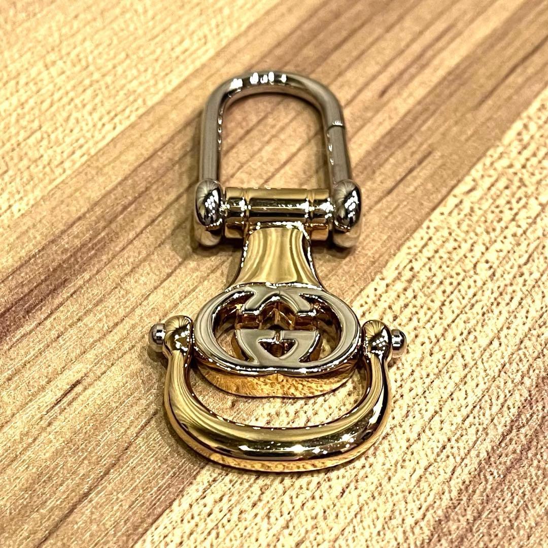 ✨未使用品✨GUCCI グッチ キーホルダー キーリング インターロッキングG