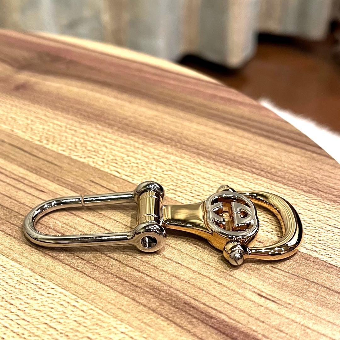 ✨未使用品✨GUCCI グッチ キーホルダー キーリング インターロッキングG