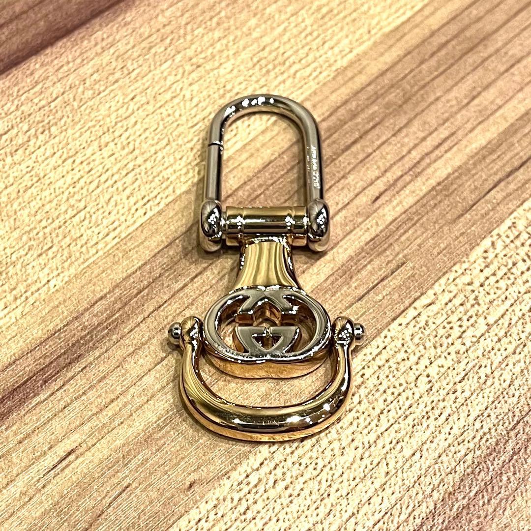 ✨未使用品✨GUCCI グッチ キーホルダー キーリング インターロッキングG