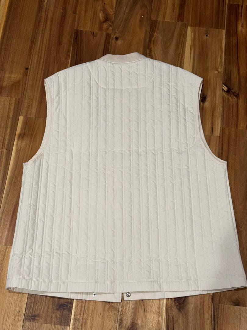 yuni タイプライター エボダウンベスト　ベスト　きなり