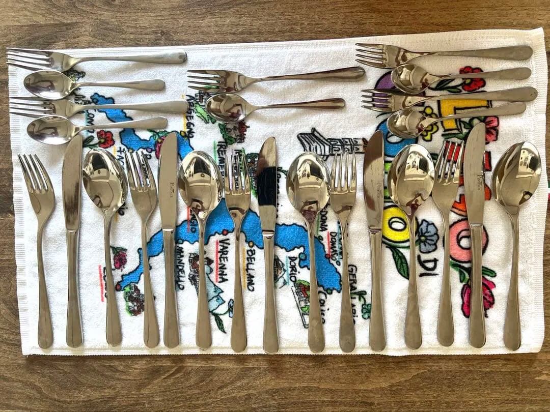 イタリア製カトラリー各種5セット『Pinti』　フルセット