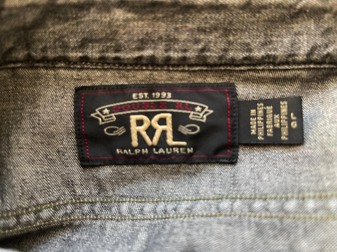 新品 RRL デニムシャツ L キムタク グランメゾン東京 パリ 木村拓哉