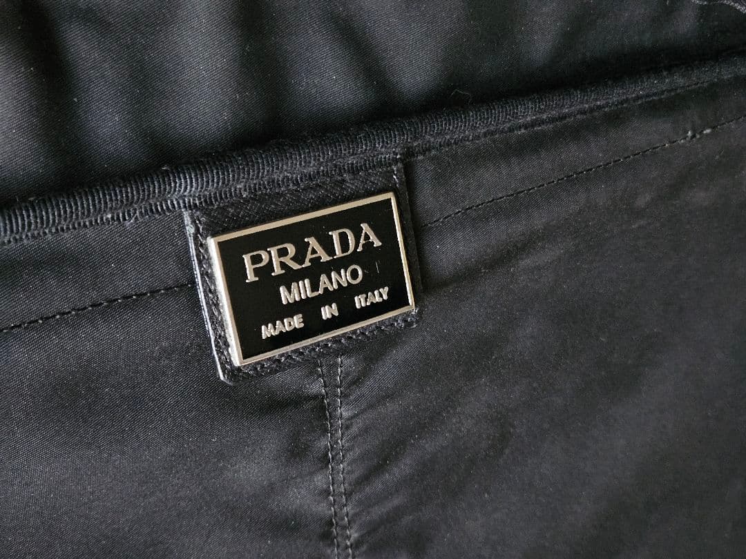 PRADA プラダ ガーメントバッグ ショルダーバッグ ブラック