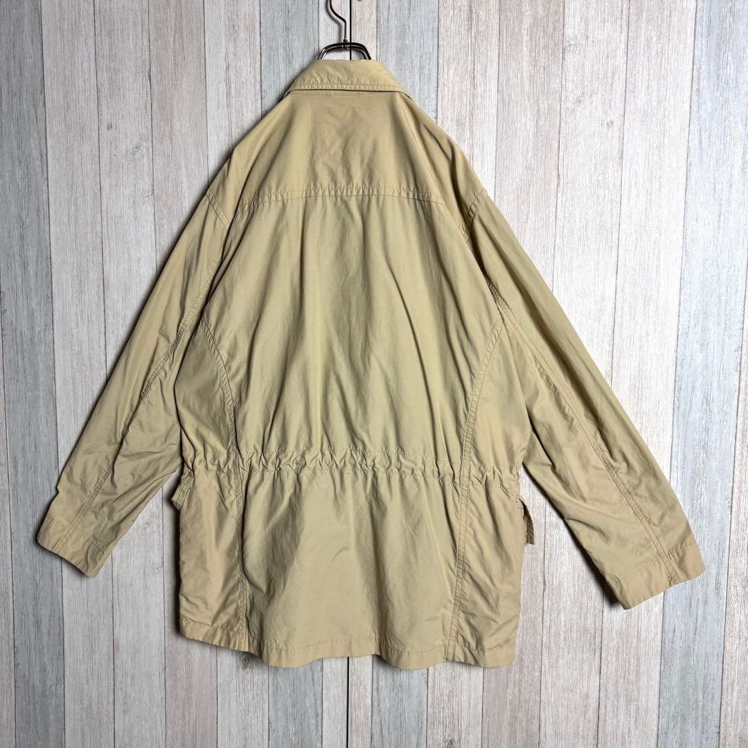 3163【希少・美品】90s ポロスポーツ ハンティングジャケット ベージュ