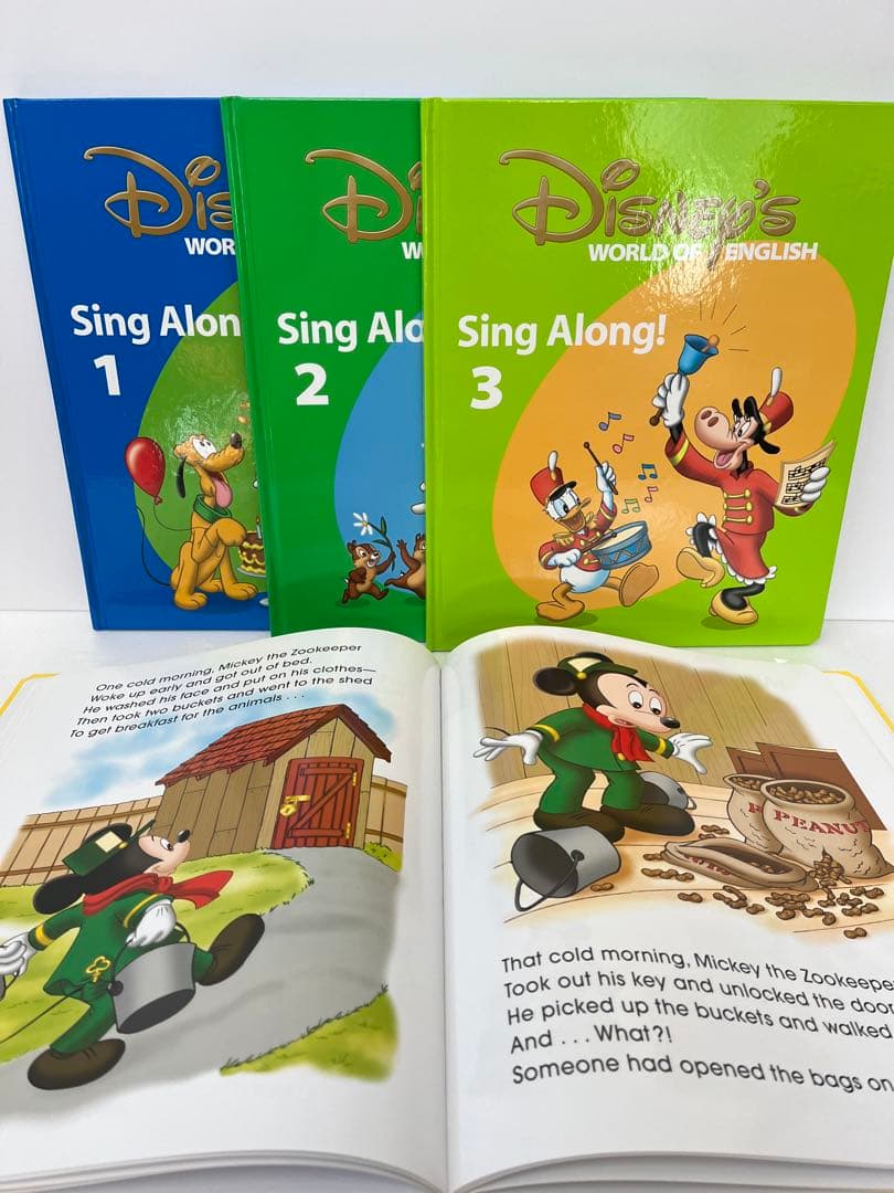 シングアロング フルセット 新子役DVD ディズニー英語 dwe CD 絵本