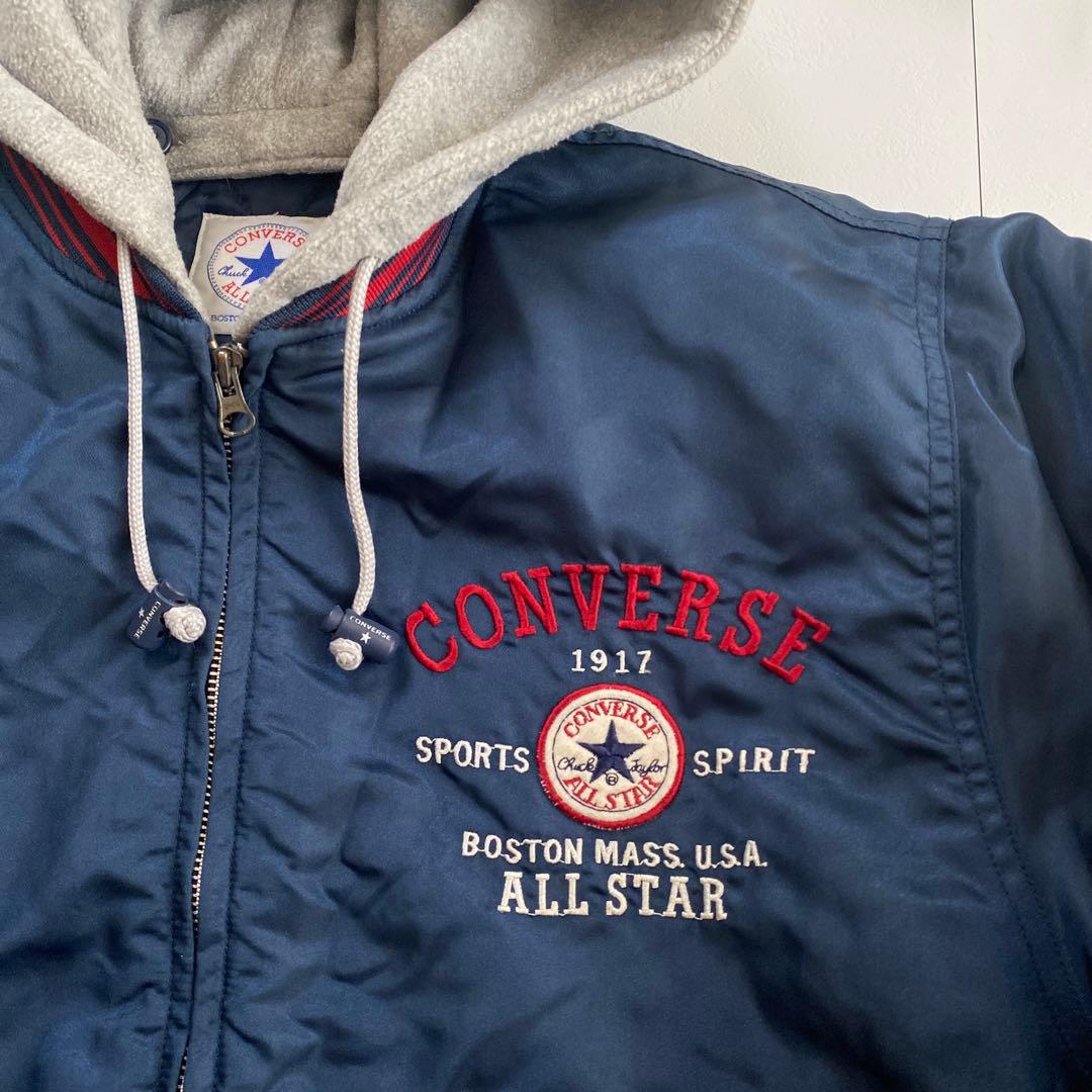 希少 vintage ALL STAR コンバース 2way ジャケット フード
