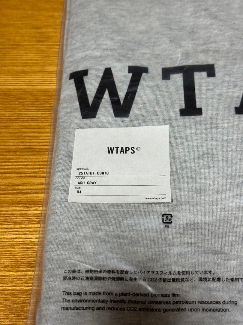 【新品未使用】WTAPS 25SS ロンT 04 XL