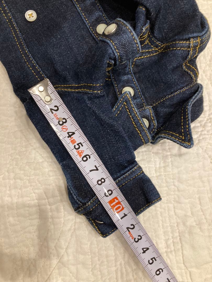 アトリエジジ　ストレッチ　デニムシャツ