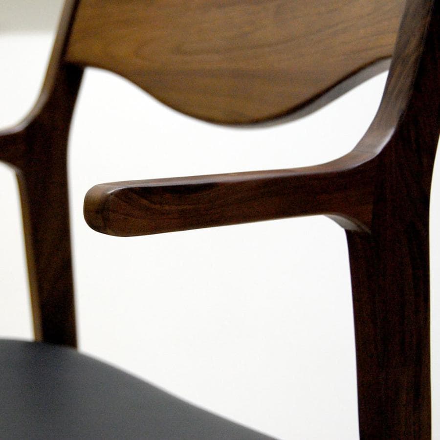 DZ DC MNC　6脚　肘付ダイニングチェア　アームチェア　ブラウン＊ブラック