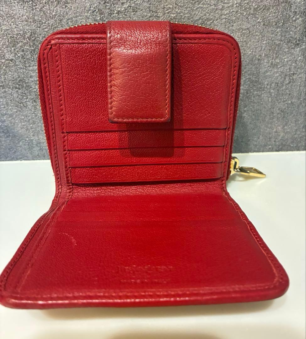 ❤️Yves Saint Laurent 二つ折り財布 レッド❤️