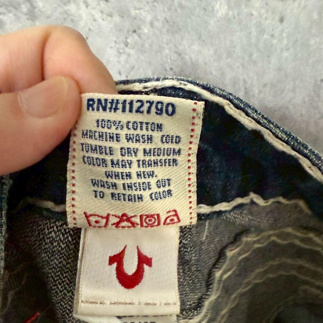 ✴️トゥルーレリジョン　希少　00s　製USA　極太白ステッチ　W24