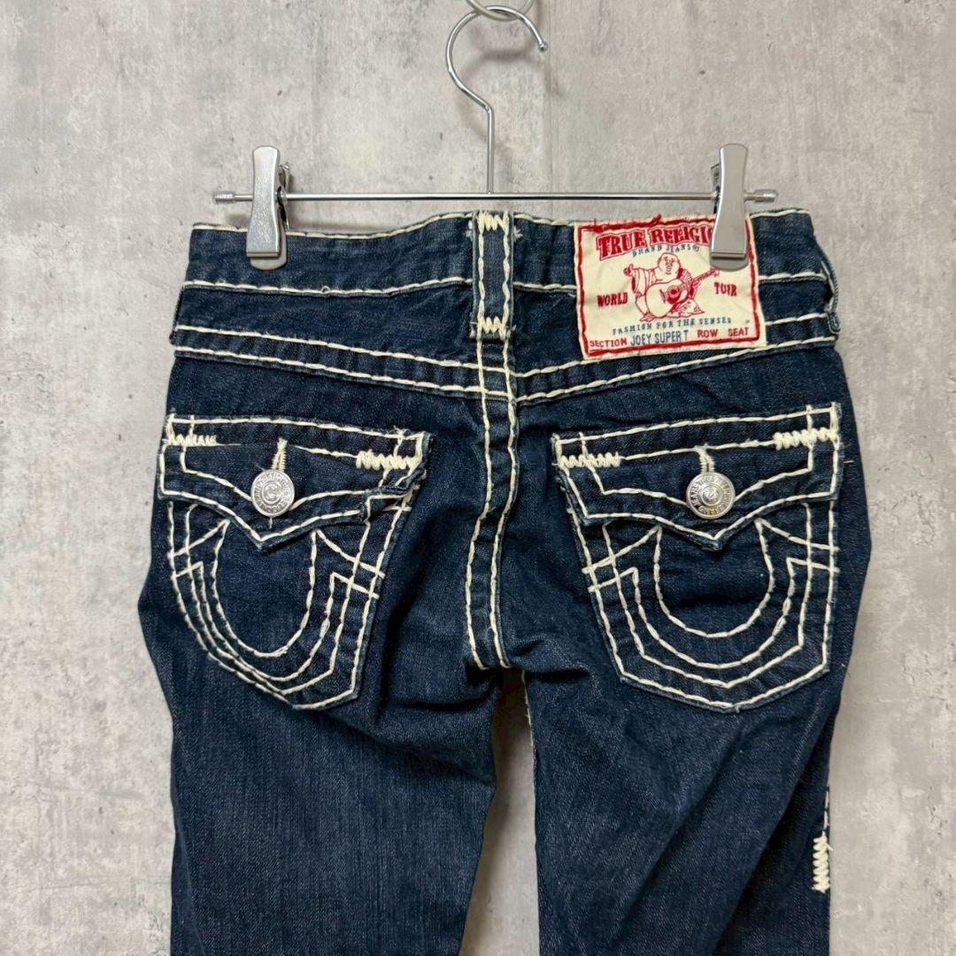 ✴️トゥルーレリジョン　希少　00s　製USA　極太白ステッチ　W24
