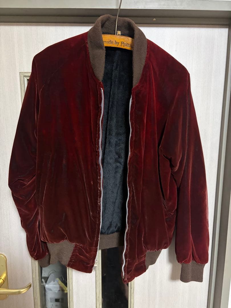 スカジャン　ベロア　ベルベット　Vintage